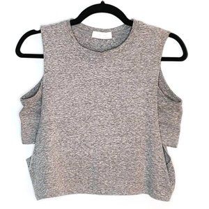 OAK + FORT Double Crop Tank Top